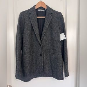 Vince Herringbone Wool Blazer - Size 4